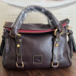 Dooney & Bourke Micro Florentine Satchel in Brown T'moro